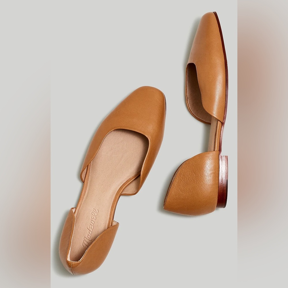 NWOT Madewell the lawrence d'orsay flat in desert camel